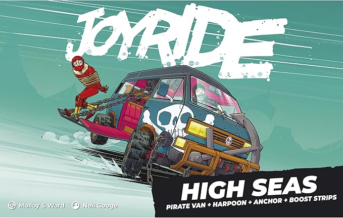 Joyride: High Seas - Expansion, Pirate Themed, Car Combat Board Game, New Obstacles & Racetrack Elements, Ages 12+, 2-4 Players