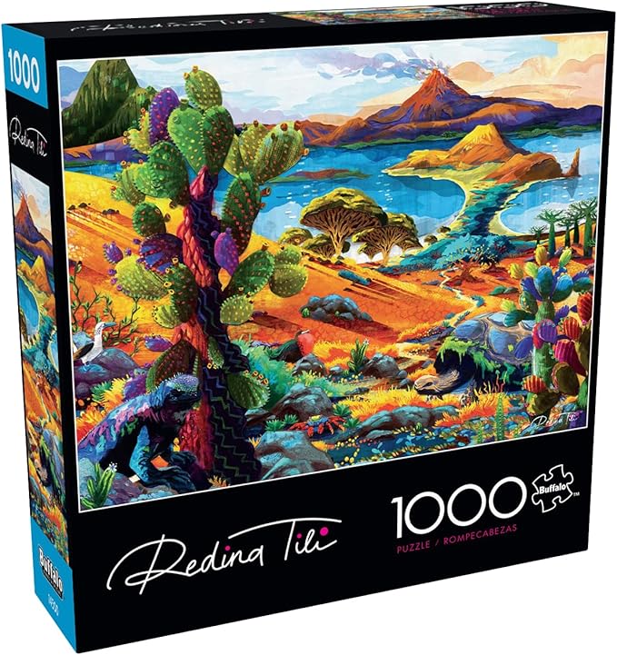 Buffalo Games - Redina Tili - Galapagos - 1000 Piece Jigsaw Puzzle for Adults - Challenging Puzzle Perfect for Game Nights - Finished Size is 26.75 x 19.75