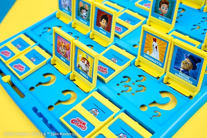 Guess Who? PAW Patrol Board Game, Featuring Chase, Rocky, Skye, and More, Officially Licensed Nickelodeon PAW Patrol Game, Family-Friendly Children's Mystery Game of Deduction, Ages 6 & Up