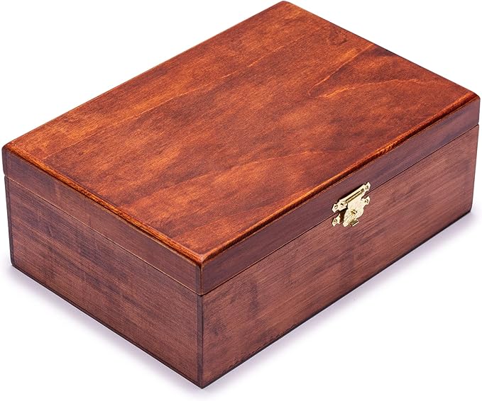 Husaria Staunton Tournament No. 6 Chessmen with 2 Extra Queens and Wooden Box, 3.9-inch Kings