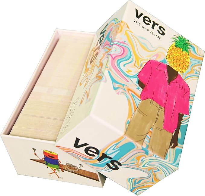 Vers: The Rap Game - Party Game for Freestyle Rap Lovers, College Parties, and Creative Young Adults