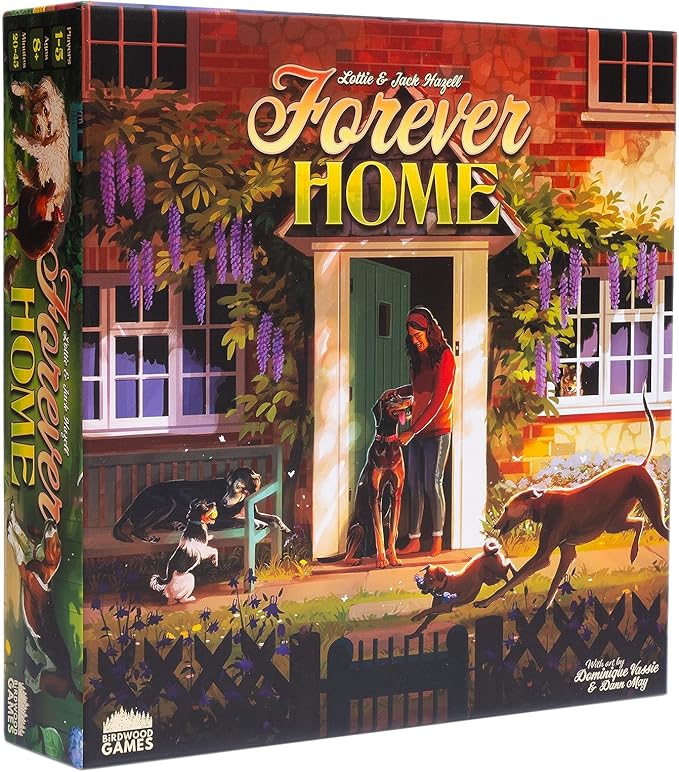 Forever Home: A Game of Second Chances for Shelter Dogs by Birdwood Games, Family Board Game, Blue