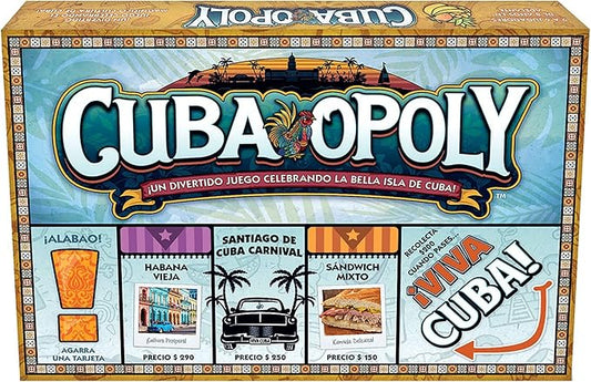 Late for the Sky Cuba-Opoly - Themed Family Board Game, Late For The Sky, Game Night, Opoly-Style Game for Ages 8+, 2-6 Players
