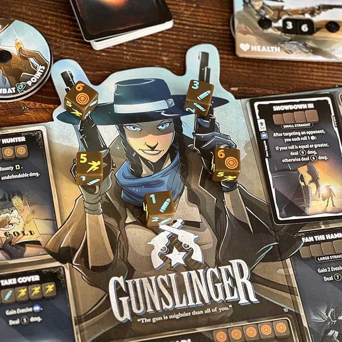 Two Hero Box - Gunslinger v Samurai - Fast Playing Collectible Tabletop Game