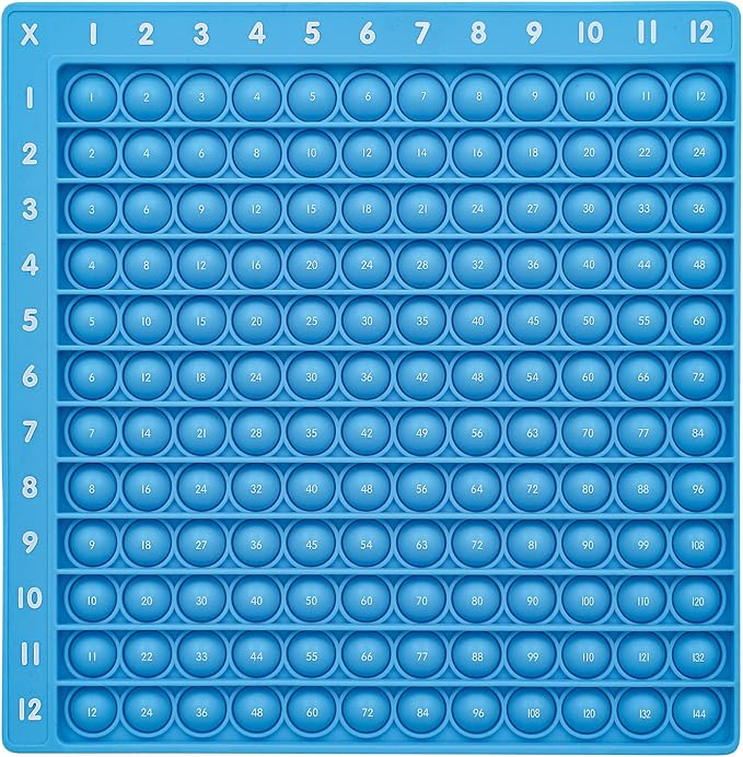 Junior Learning Times Table Bubble Board, Multicolor (JL680), Medium