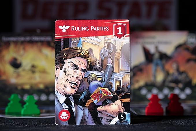 CrowD Games Deep State: New World Order | Strategy Board Game | Ages 14 and up | 1–5 Players | Average Playtime 40–75 Min | Made