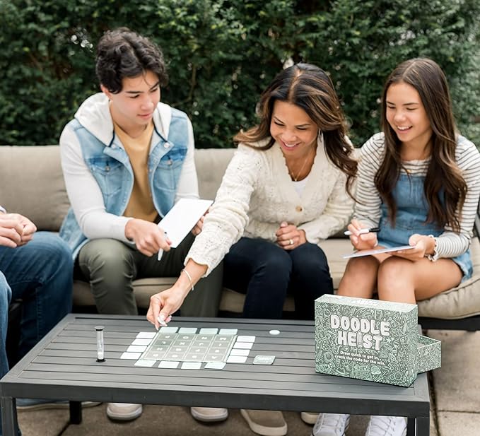 The Quick Drawing and Deduction Family Party Game for Kids, Tweens, Teens, College Students, Adults & Families - Perfect for Fun Parties and Board Games Night with Your Group