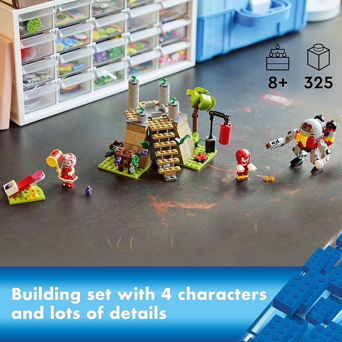 LEGO Sonic The Hedgehog: Knuckles and The Master Emerald Shrine Collectible Video Game Toy Building Set, Comes with 2 Sonic Action Figures, Gamer Gift for Boys and Girls Ages 8 and Up, 76998