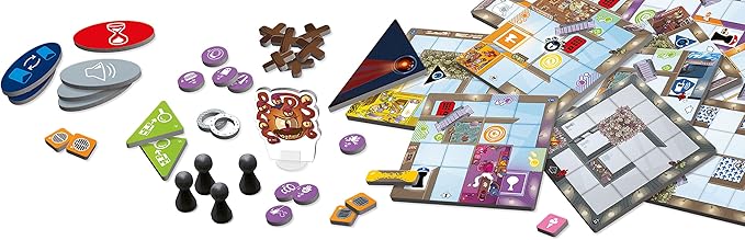 Magic Maze: Maximum Security, Strategy Board Game, Customize Your Magic Maze Experience, For 1 to 8 Players, Ages 8 and up