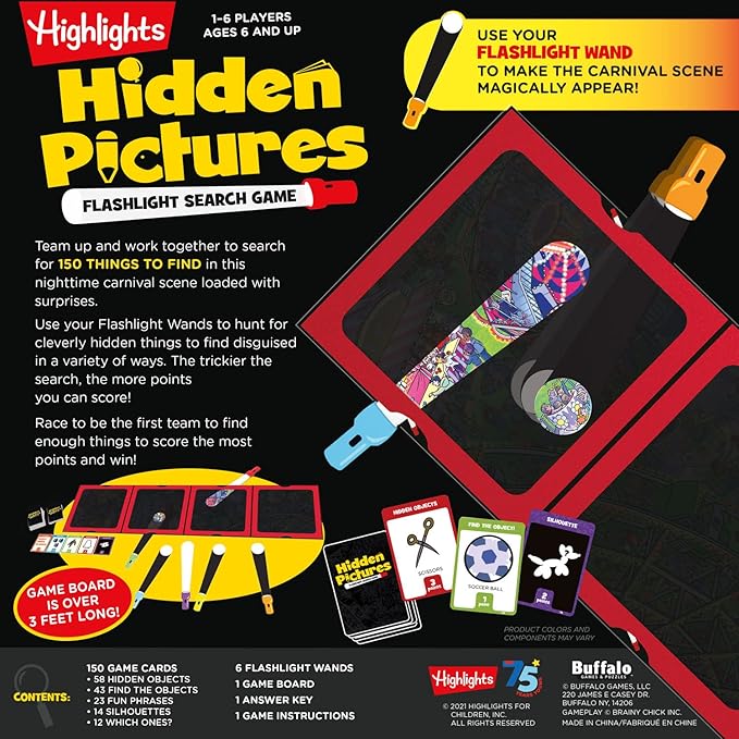 Buffalo Games - Highlights : Hidden Pictures Game, 6+ years