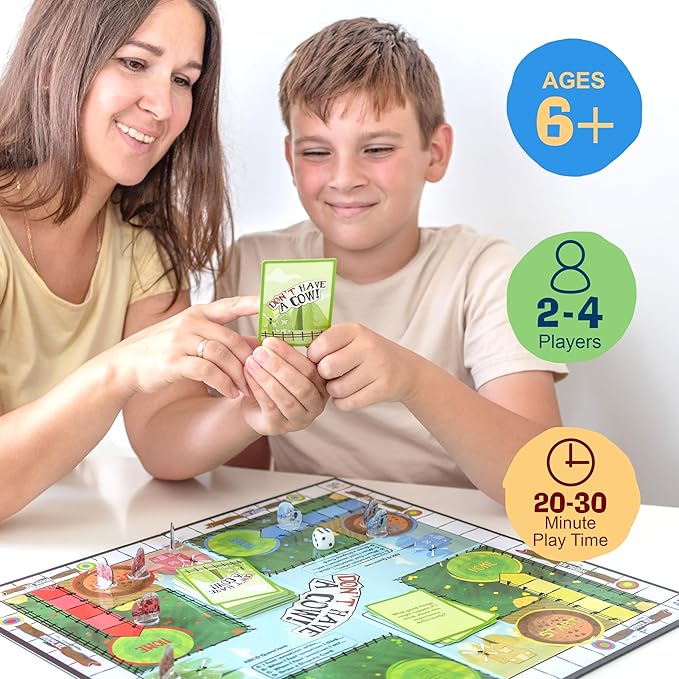 Don't Have a Cow A CBT Therapy Game for Kids from The Creator of Don't Go Bananas - Counseling Games