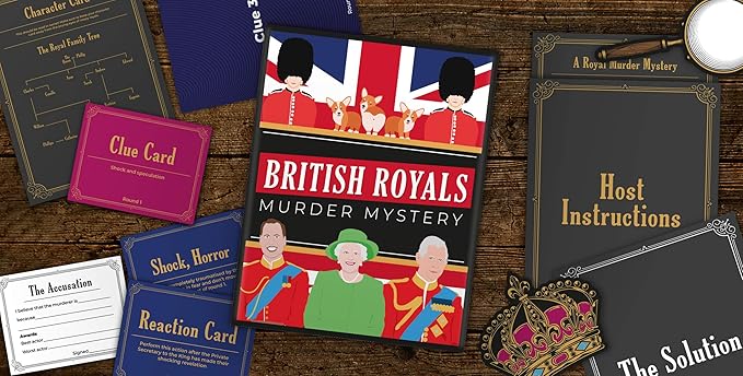 British Royals Murder Mystery Family Board Game