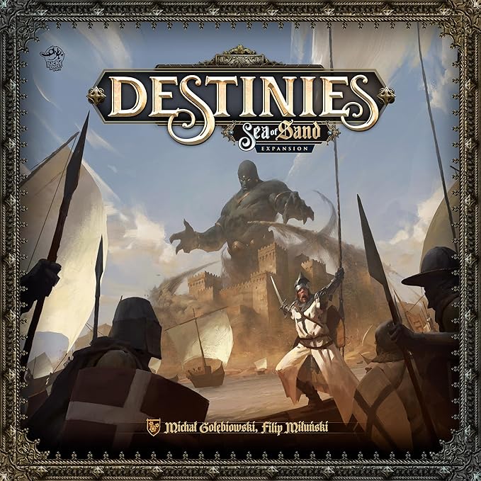 Destinies Sea of Sand Board Game Expansion - Immersive Storytelling and Adventure for Tabletop Enthusiasts, Ages 14+, 1-3 Players, 120-150 Minute Playtime, Made by Lucky Duck Games