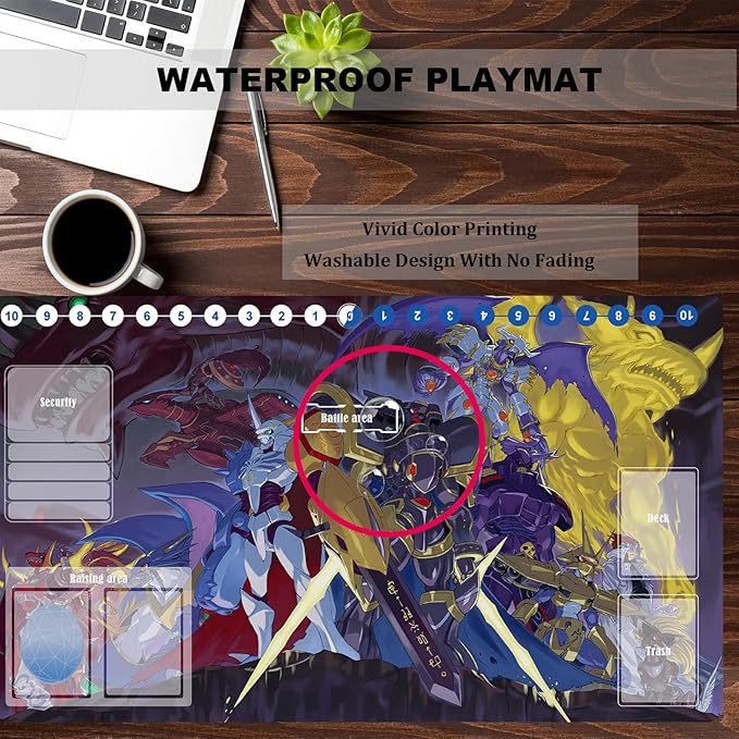 DTCG playmat Duel Mat Gaming Competition Pad Card Binder Deck 35x60CM 13.7x23.6in