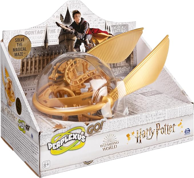 Spin Master Games, Perplexus Harry Potter 3D Puzzle Ball, Gravity Maze Fidget Toys, Sensory Games, Harry Potter Toys, Brain Teaser Puzzle for Teens & Kids, for Ages 8 & Up