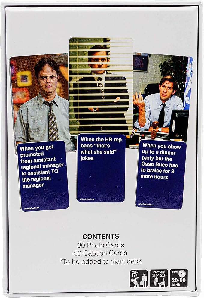 WHAT DO YOU MEME? The Office Expansion Pack Designed to be Added to Core Game