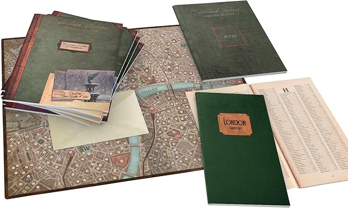 Sherlock Holmes Consulting Detective - The Baker Street Irregulars Board Game - Captivating Mystery Game for Kids & Adults, Ages 14+, 1-8 Players, 90 Min Playtime, Made by Space Cowboys