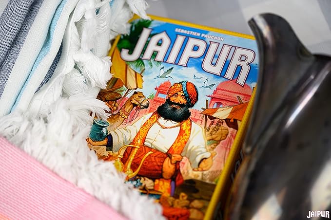 Jaipur Board Game (New Edition) - Fast-Paced Duel of Merchants! Strategic Trading and Market Gameplay for Kids & Adults, Ages 10+, 2 Players, 30 Minute Playtime, Made by Space Cowboys