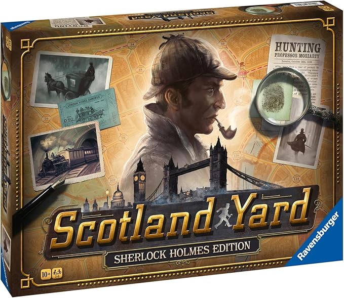 Ravensburger Scotland Yard Sherlock Holmes Edition - Strategy Game for Ages 8+ | Engaging Brain Teaser | Ideal for Family Game Night, Award-Winning Game