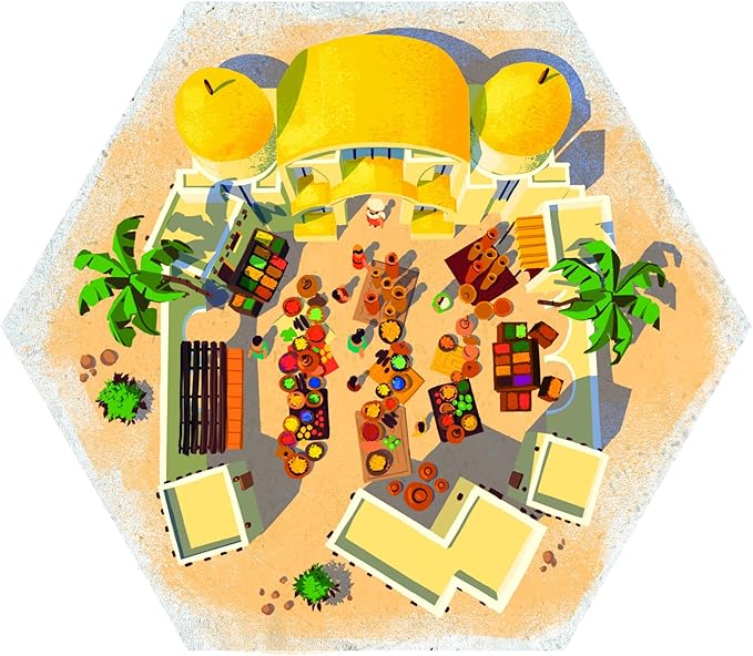 Akropolis | Strategy Game for Teens and Adults | Ages 8+ | 2 to 4 Players | 30 Minutes