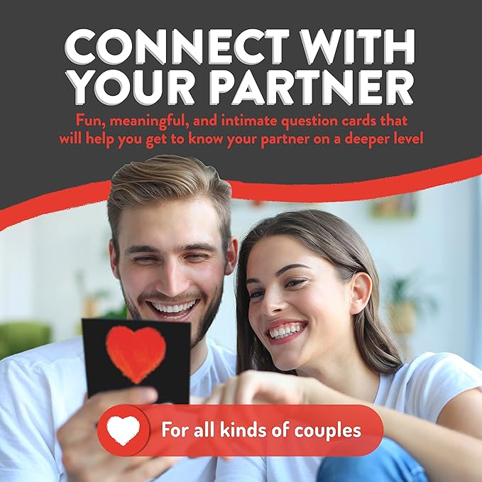 Couple Connection Cards – 101 Engaging & Thought-Provoking Conversation Starter Cards to Create Meaningful Connections with Your Loved One
