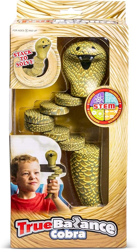 TrueBalance Coordination Game Balance Toy For Adults and Kids | Improves Fine Motor Skills (Cobra Version)