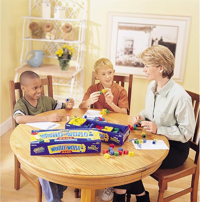 Learning Resources Word for Word Phonics Game - 2-4 Player, Ages 7+ Word Building Game for Kids, Board Games for Kids, Develops Vocabulary Skills