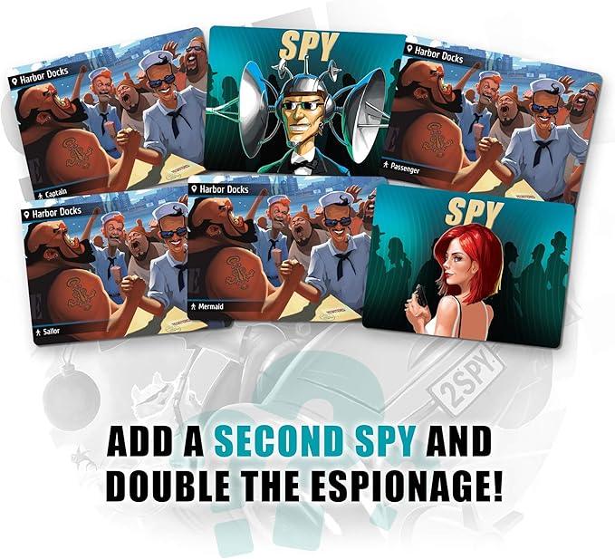 Spyfall 2 - The Perfect Party Game - Find the Spy Before Time Runs Out - Up to 3 to 12 Players - Board Games for Teens and Adults - Ages 13+