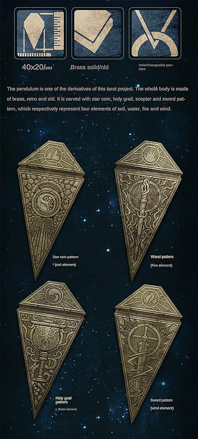 Cthulhu Poker Cards Collection Playing Cards Rare Limited Poker Cards Gift for Men or Women, Great for Cardistry,Card Games and Party (Bronze Pendulum)