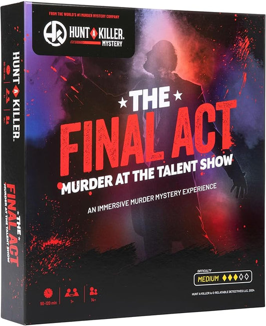 Hunt A Killer: The Final Act: Murder at The Talent Show, an Immersive True Crime Experience, for Fans of Criminal Minds and Forensic Files, Includes 90-120 Minutes of Explicit Content, for Ages 14+