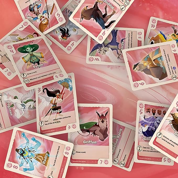 Renegade Game Studios: The Vale of Eternity - Drafting & Set Collection Card Game, Tame & Hunt Fantastical Monsters & Creatures, Ages 14+, 2-4 Players