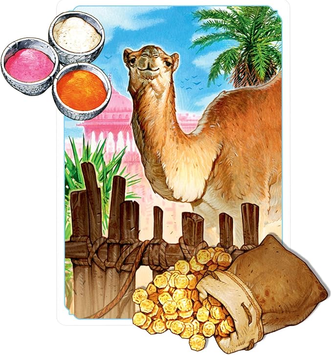 Jaipur Board Game (New Edition) - Fast-Paced Duel of Merchants! Strategic Trading and Market Gameplay for Kids & Adults, Ages 10+, 2 Players, 30 Minute Playtime, Made by Space Cowboys