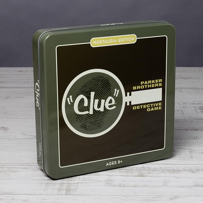 WS Game Company Clue Nostalgia Edition Board Game in Collectible Tin