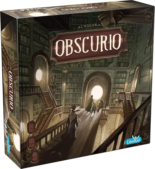 Obscurio Board Game - Navigate The Sorcerer's Library in This Intriguing Game! Cooperative Game for Kids and Adults, Ages 10+, 2-8 Players, 45 Minute Playtime, Made by Libellud