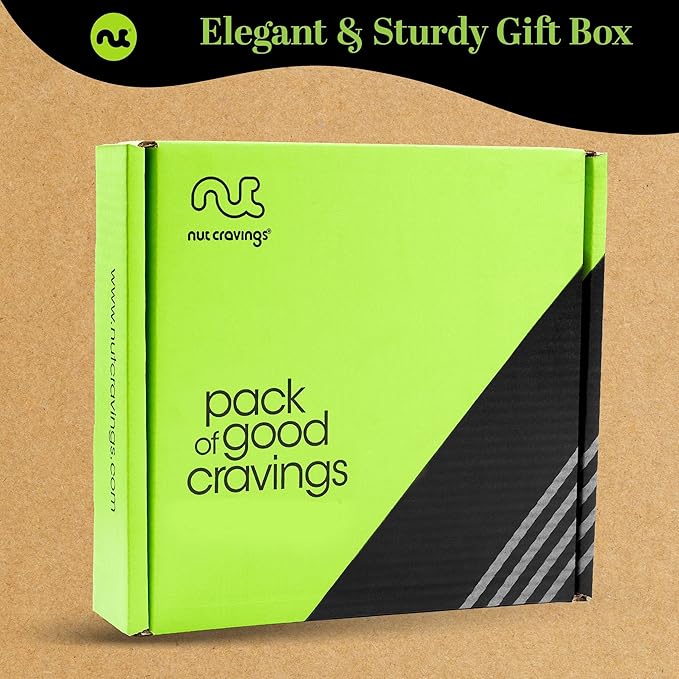 NUT CRAVINGS Gourmet Collection - Easter Treats, Candies & Dried Fruit Nuts Gift Basket with Happy Easter Ribbon, Candy Filled Egg + Bunny (7 Piece Assortment)