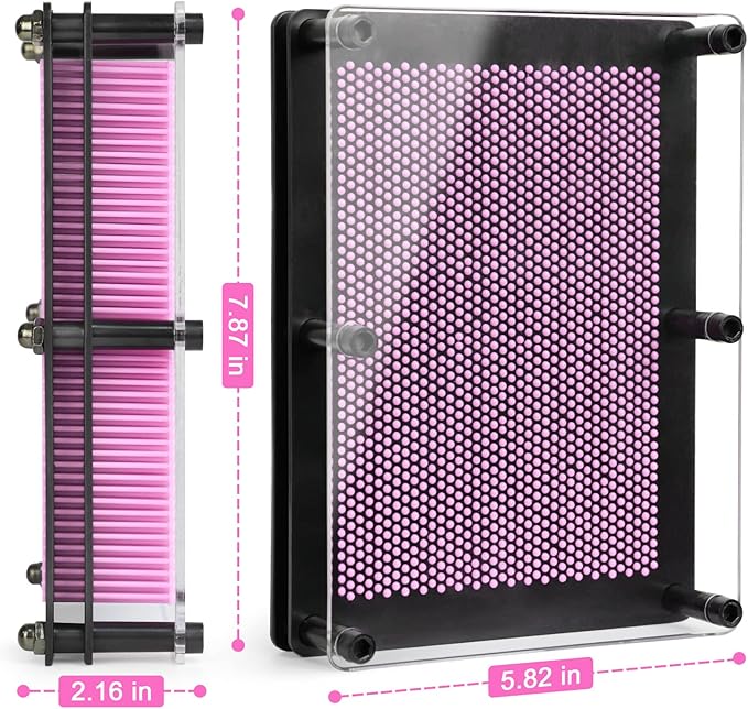 3D Pin Art Sensory Toys for Kids 5-7, Pin Art Board Impression Sensory Toys for Kids with Autism, Autism Gifts for Autistic Children Age 3, 4, 5, 6, 7, 8, 9, 10+ Years Old Boys Girls