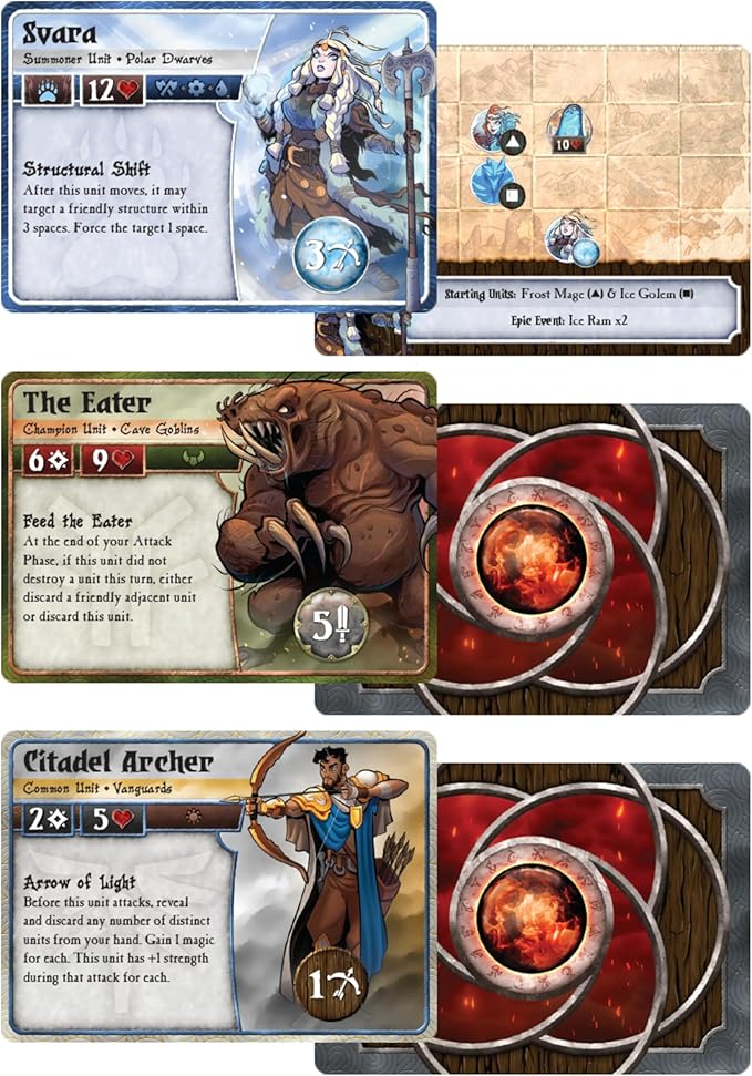 Summoner Wars Second Edition Plaid Hat Games Master Set – Tactical Dueling Card Game – Includes 6 Faction Decks, Custom Dice, and Game Board – Ages 9+, 2 Players