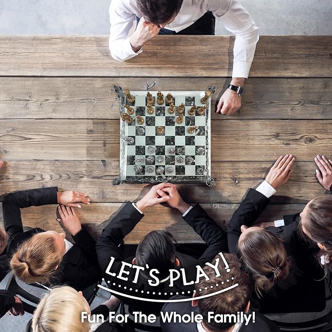 Renaissance Knight Chess Recreational Classic Strategy Game Set