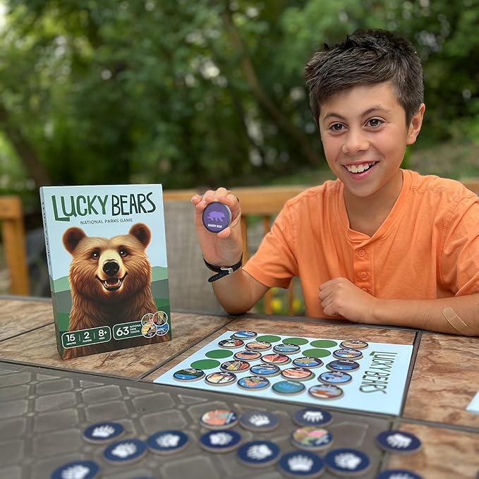 National Parks Board Game | Collectible Token Game Set | Fun and Fast-Paced Kids Board Game | 15-Minute Playtime | Easy to Learn | Ages 8+