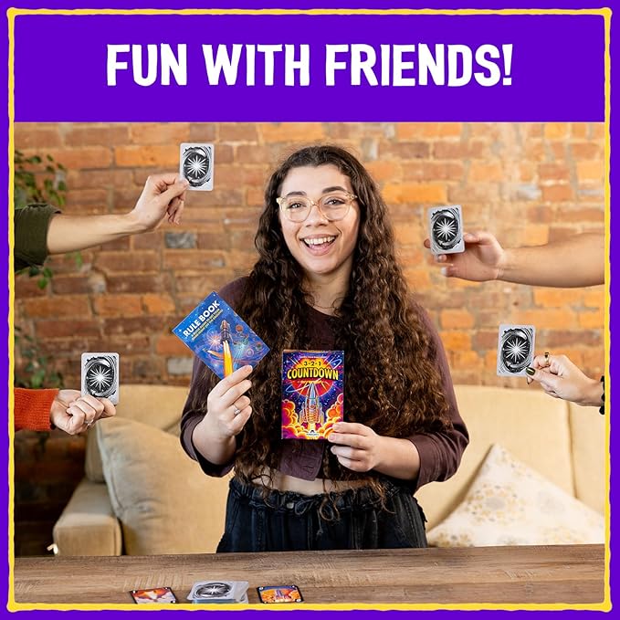 Grandpa Beck's Games 3-2-1 Countdown | Hand Elimination Card Game for Kids, Teens, Family & Adults | from The Makers of Cover Your Assets | 2-8 Players Ages 7+