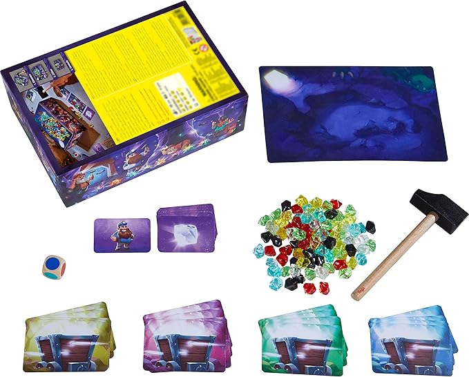 HABA Hammer Time: A Fun Kids Treasure Hunt Board Game, Family Party Game with Gems & Strategy for Ages 5+
