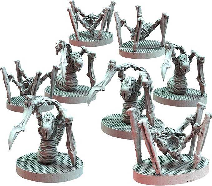 Nemesis Carnomorph Board Game EXPANSION - New Alien Race with Unique Mechanics! Miniatures Compatible with Classic, Aftermath & Lockdown, Ages 14+, 1-5 Players, 1-2 Hour Playtime, Made by Rebel Studio