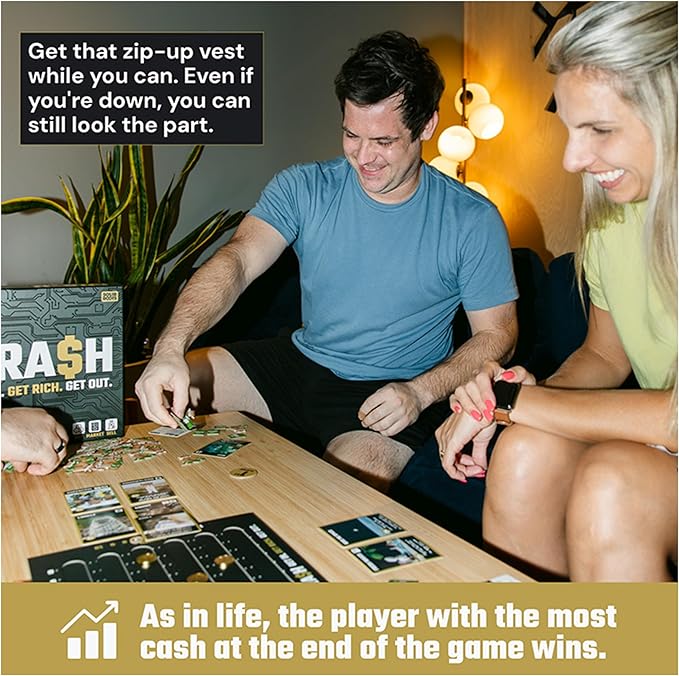 Spin Master Games, SolidRoots Crash, The Crypto Currency Family Strategy Game from The Makers of Mind The Gap, Family Games for Game Night, Ages 14+