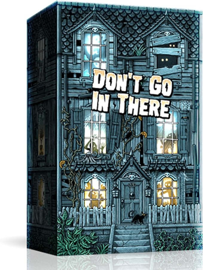 Don't Go in There Board Game - Haunted House Adventure Game, Strategy Game for Kids & Adults, Ages 14+, 2-5 Players, 30 Minute Playtime, Made by R2i Games