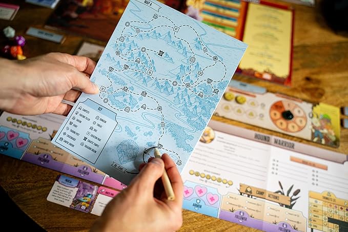 Freelancers Board Game - Dive into a Post-Apocalyptic Gig Economy! Narrative Adventure Game, Fantasy RPG Game, Ages 14+, 3-7 Players, 90 Minute Playtime, Made by Plaid Hat Games