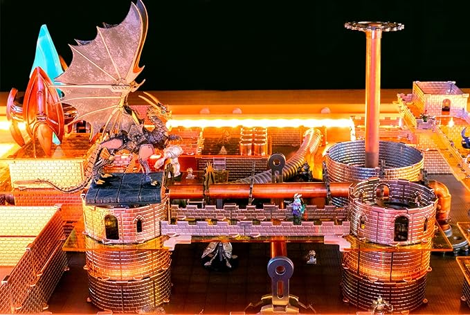 Regent Castle Set - Mini Dungeon Castle Cavern DND Terrain for Tabletop RPGs, Dungeons & Dragons, Pathfinder, War Gaming, and More! by DCD (316+pcs, 14sqft, 48areas)