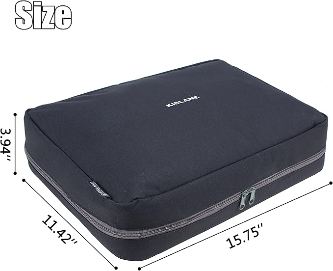 KISLANE Board Game Carrying Case with 18 Pockets for Board Games, Pieces, Tokens, Cards and More, Expandable Board Game Storage Solution for Travel, Party, Gathering