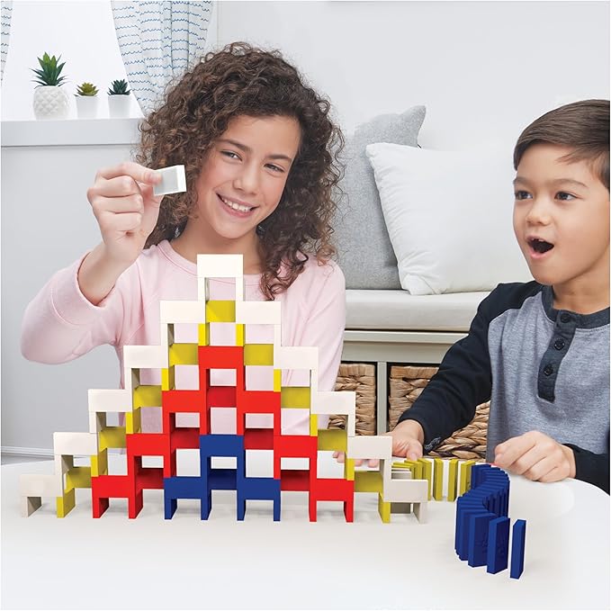 Spin Master Games, Lily Hevesh H5 Domino Creations 100-Piece Dominoes Set, Kids Games, Building Toys, Classic Game, Dominoes for Adults, Ages 5+