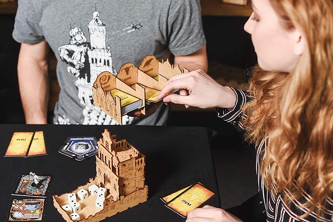 TowerRex Organizer for Betrayal at House on The Hill 2nd Ed Board Game, Widow's Walk Expansion, Storage Insert, Accessories Upgrade