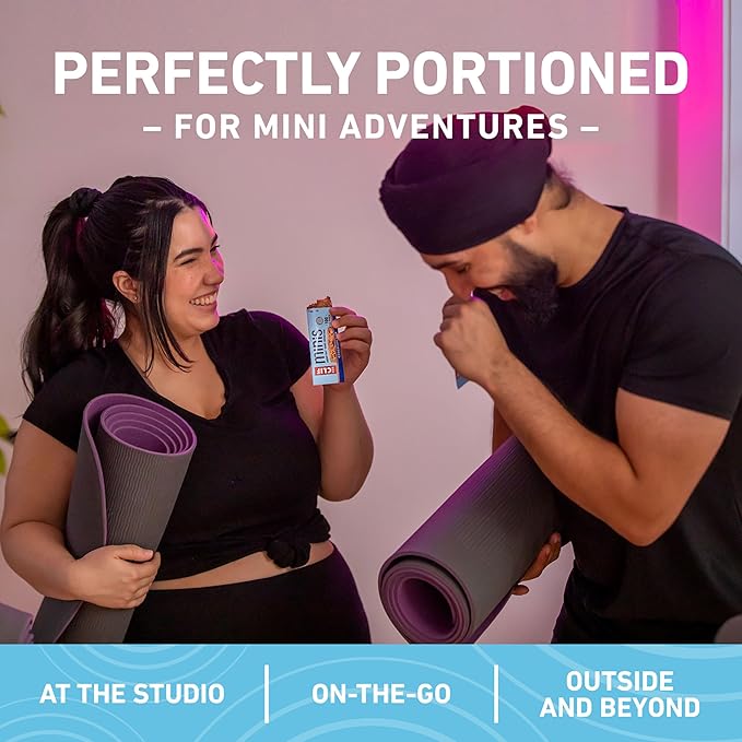 CLIF BAR Minis - Chocolate Brownie Flavor - Made with Organic Oats - 4g Protein - Non-GMO - Plant Based - Snack-Size Energy Bars - 0.99 oz. (20 Pack)